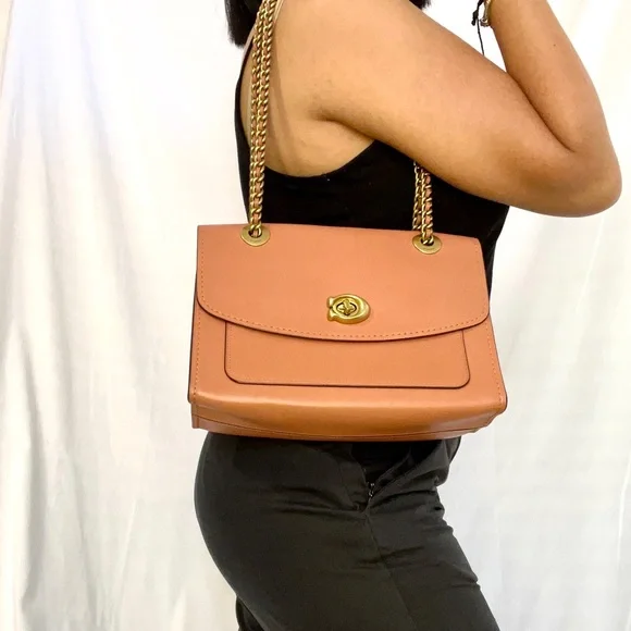 Coach Parker gold chain shoulder bag - Picture 4 of 4